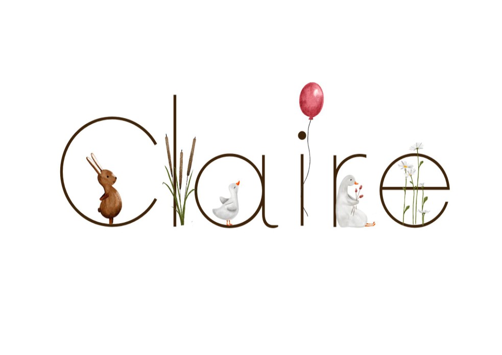 Geboortekaartje ballon en dieren