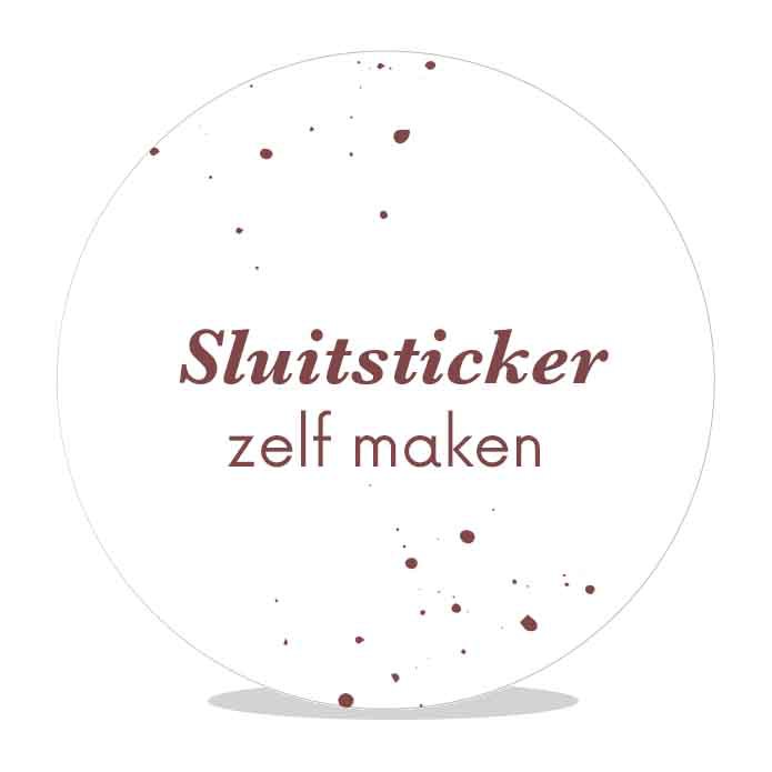 Sluitsticker zelf maken