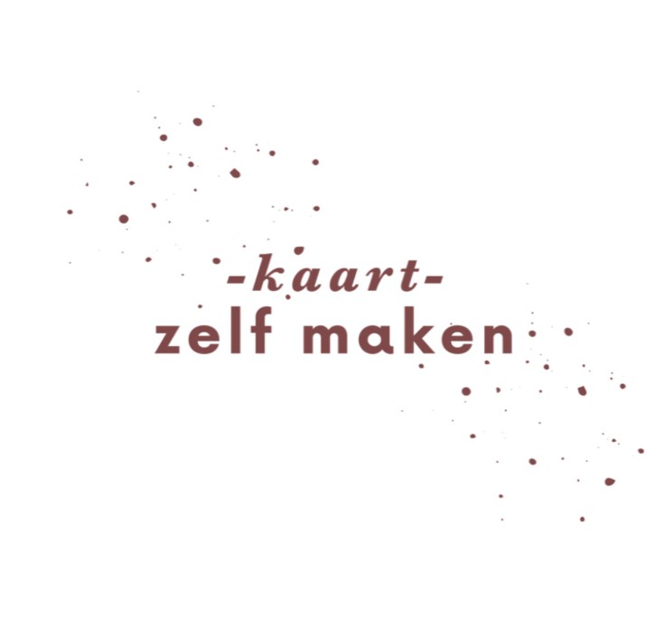 Vierkant kaartje zelf maken