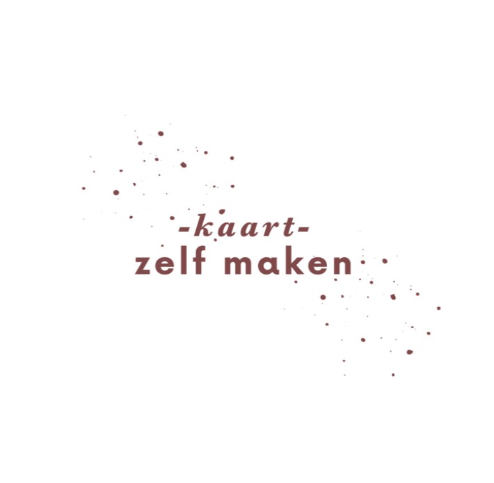 Kaart vierkant zelf maken