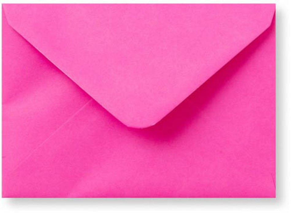 Envelop knalroze