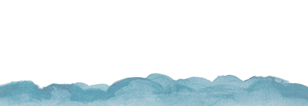 Adresetiket aquarel zee