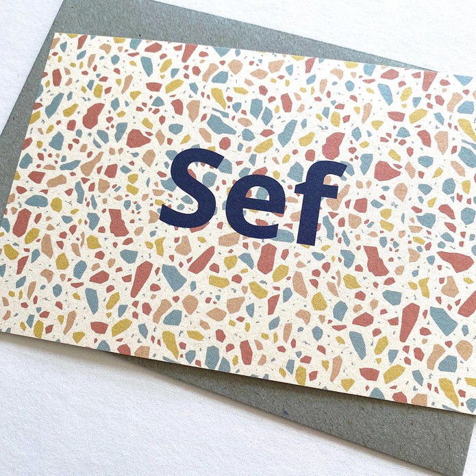 Geboorterkaartje op paperwise papier