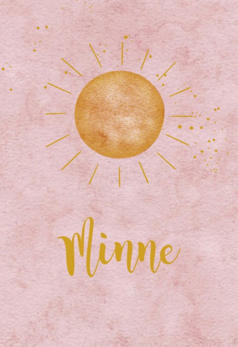 Geboortekaartje zon