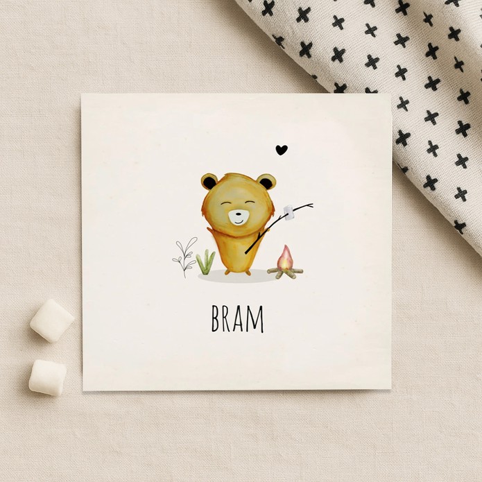 Geboortekaartje beer