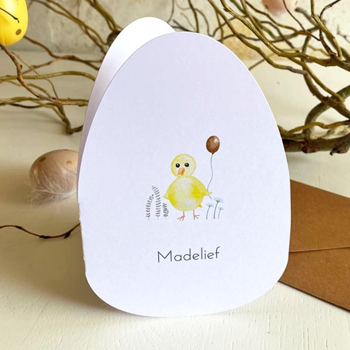 Geboortekaartje kuiken