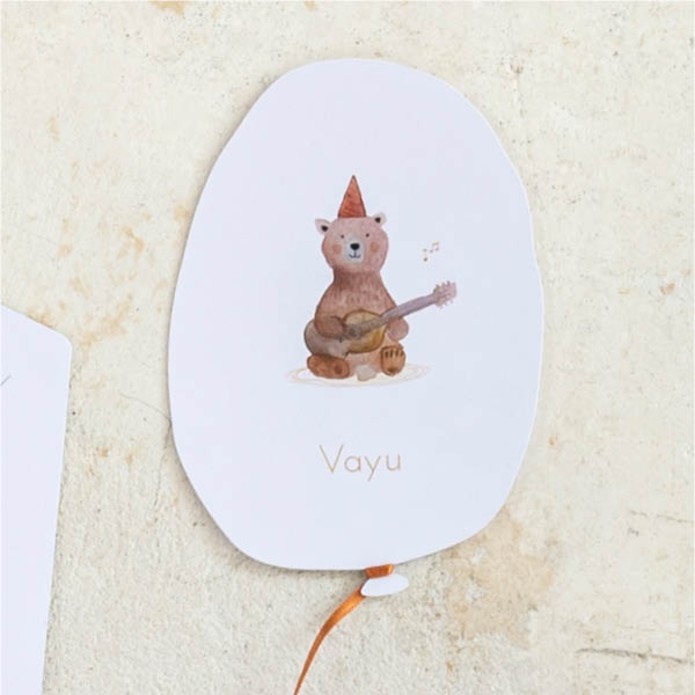 Geboortekaartje ballon