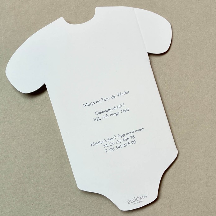 Geboortekaartje rompertje