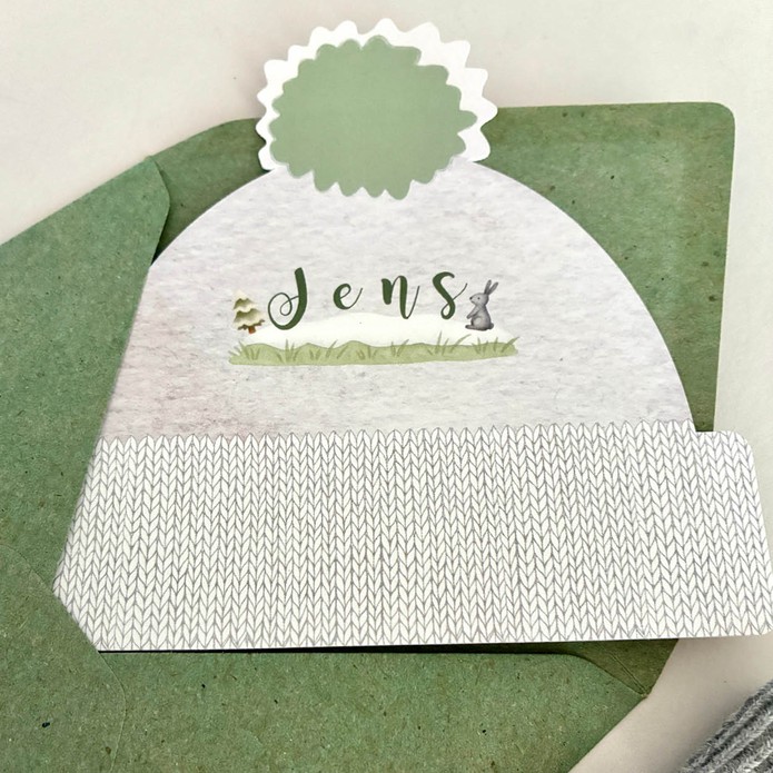 Geboortekaartje muts