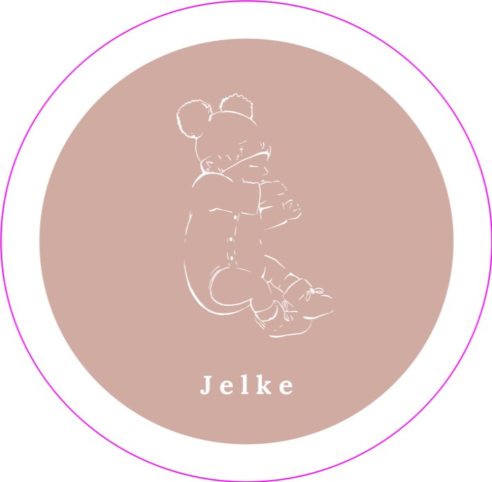 Geboortekaartje baby in lijnen