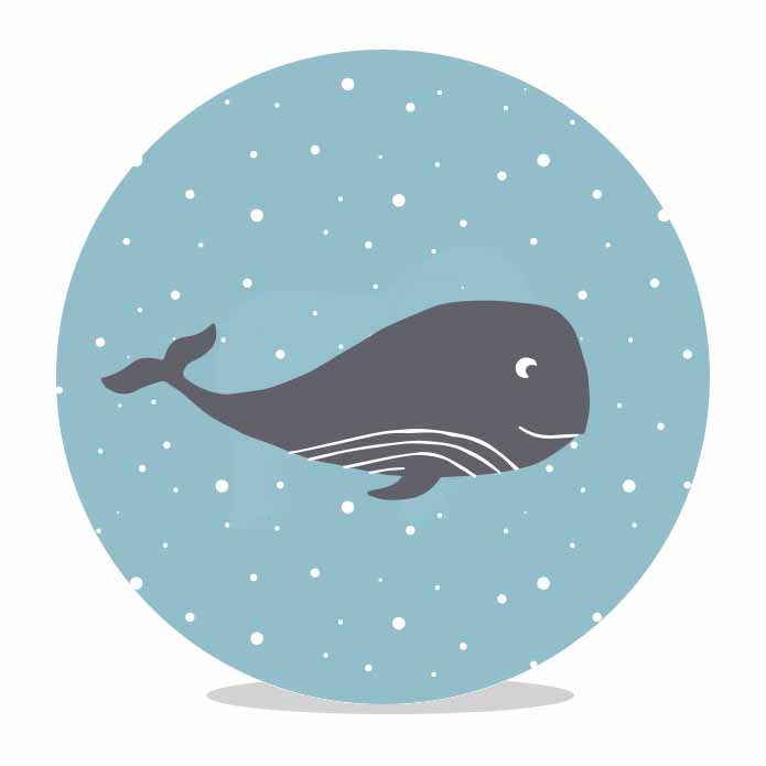 Sluitsticker avonturen walvis