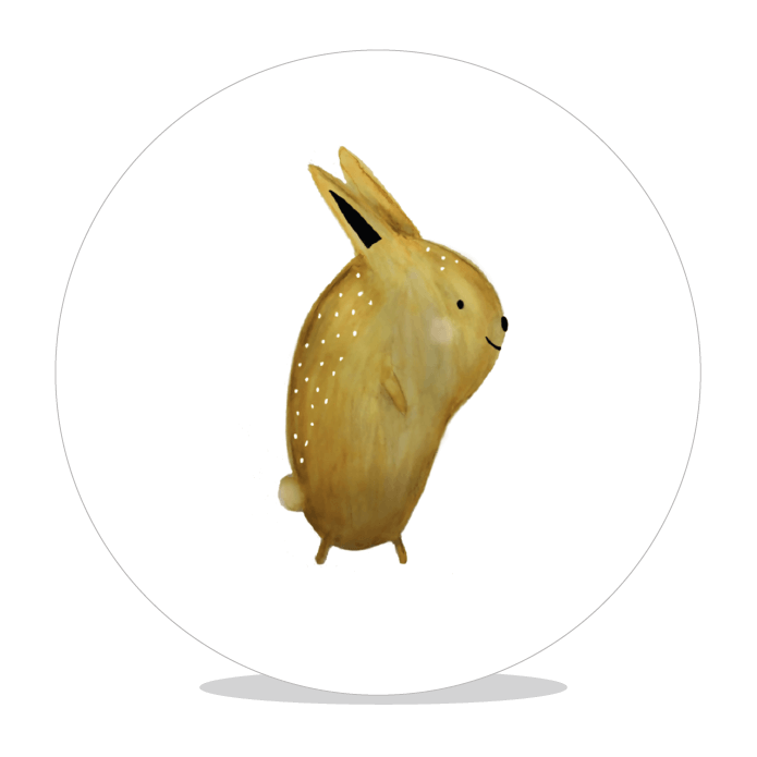 Sluitsticker MIYO konijn