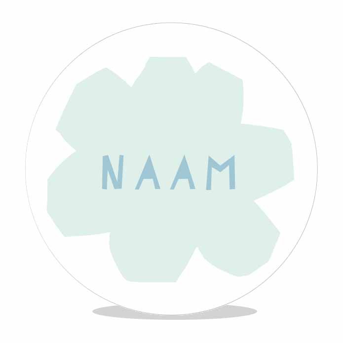 Sluitsticker Bloem PS