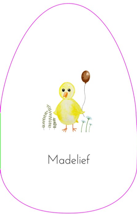 Geboortekaartje eivorm