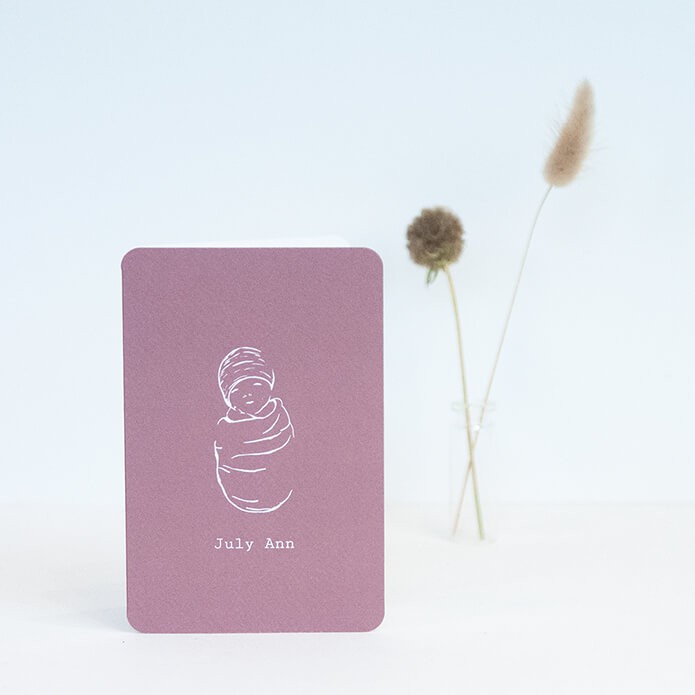 Geboortekaartje baby