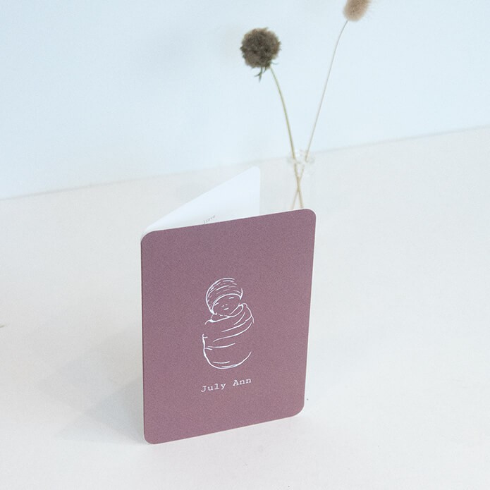 Geboortekaartje baby