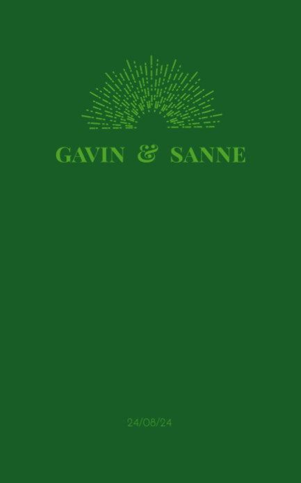 Trouwkaart ton-sur-ton