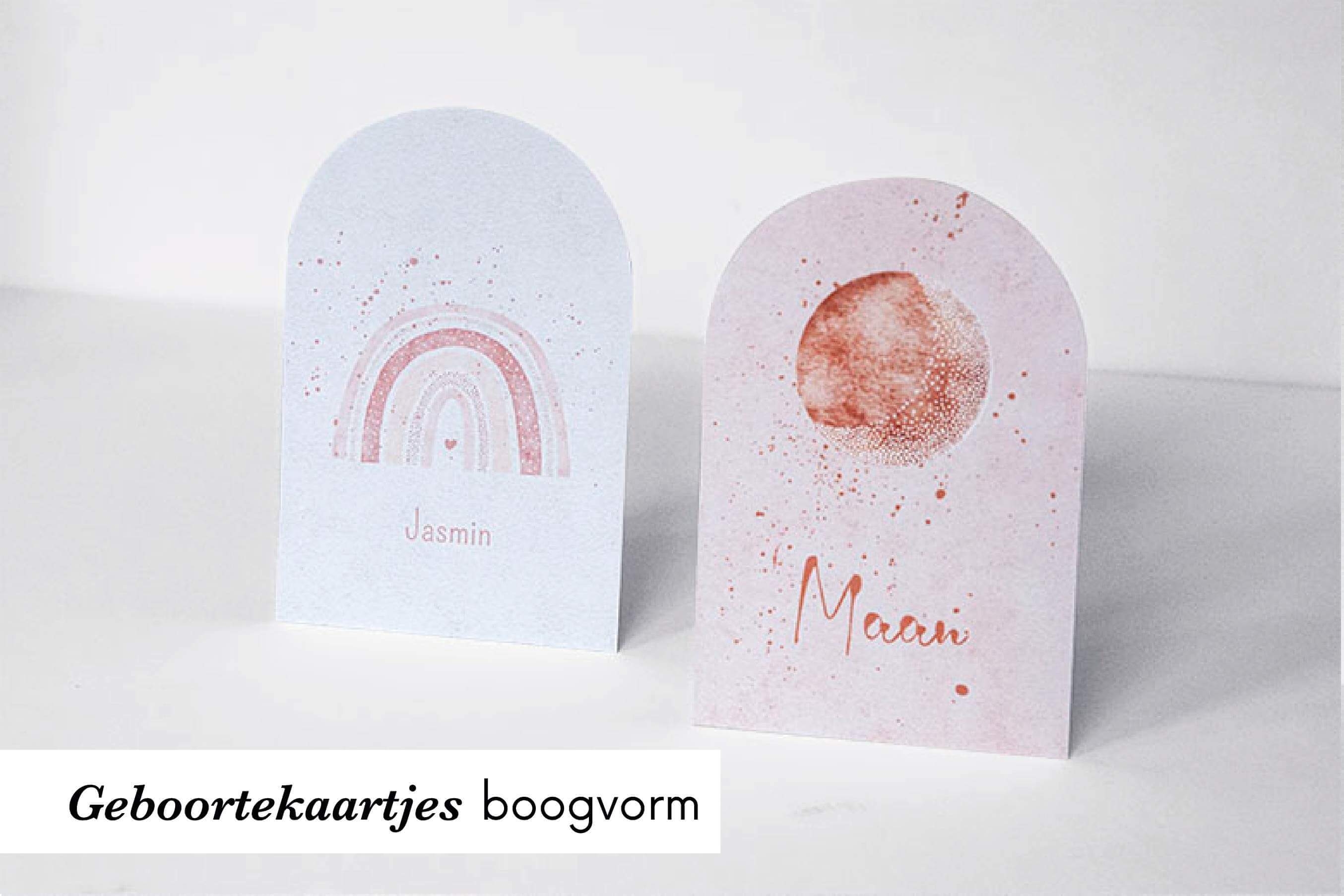geboortekaartjes met boog