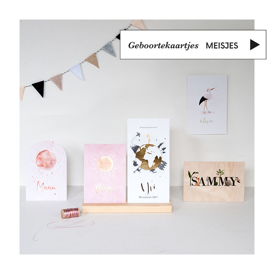 geboortekaartjes meisjes